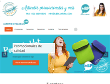 Tablet Screenshot of merkaypubli.com